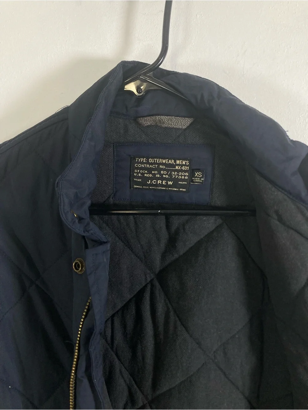J. Crew lightweight quilted